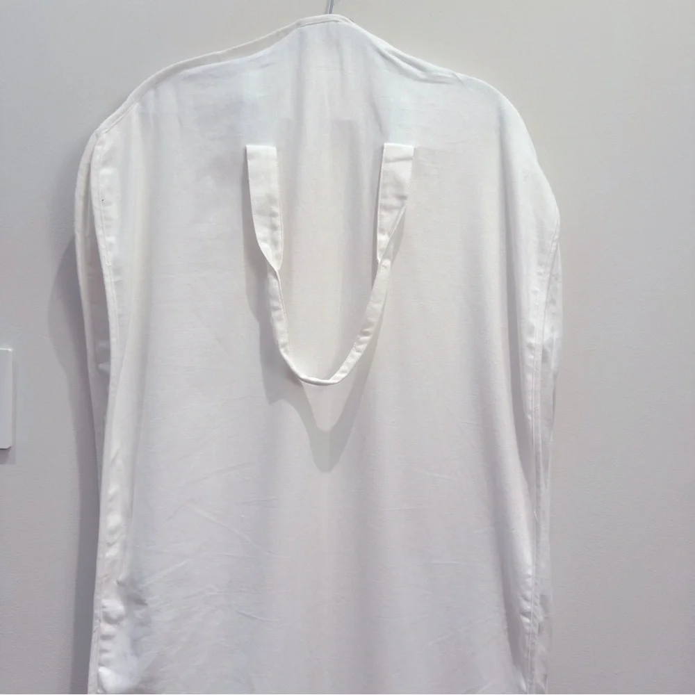 Dior Large White Garment Bag Cotton 4 Feet x 2 Feet